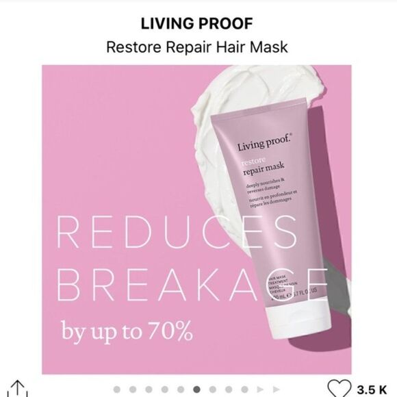 $8⭐️ Living Proof Restore Repair Mask - Picture 6 of 8